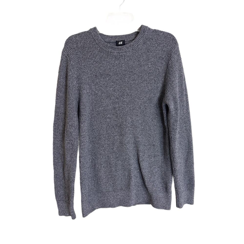 H&M Sweater Men’s Small Gray Shirt Top Size Small
